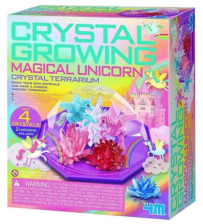 4M Voksende Krystaller - Magisk Enhj?rning - Crystal Terrarium