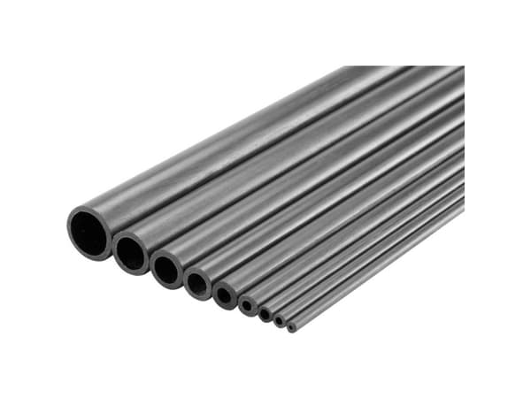 Karbon Rør (Ø x L) 2.5 mm x 1000 mm Indvendig diameter: 1.5 mm 1 stk