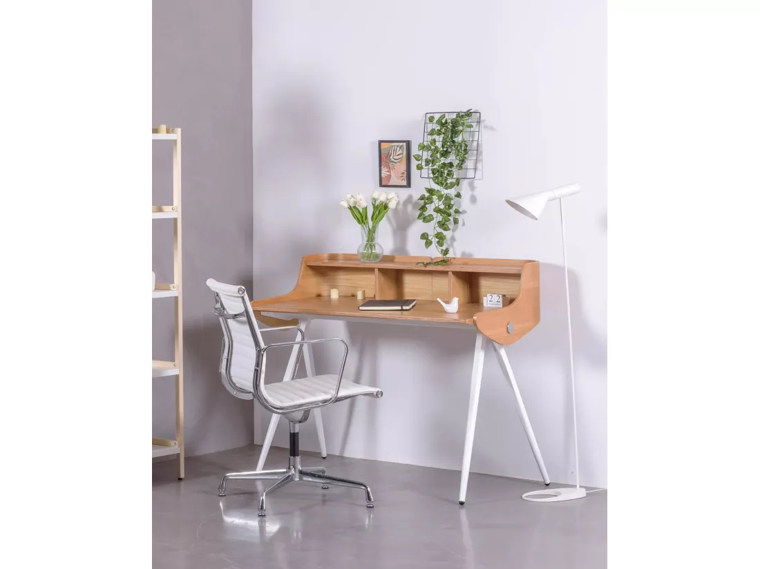 Table de bureau scandinave en bois de chêne massif - Oakland - Roble Americano