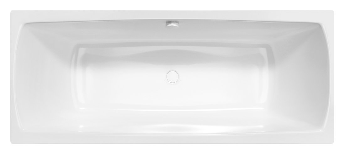 Polysan Lily Slim rechthoekig bad 170x70x39cm wit