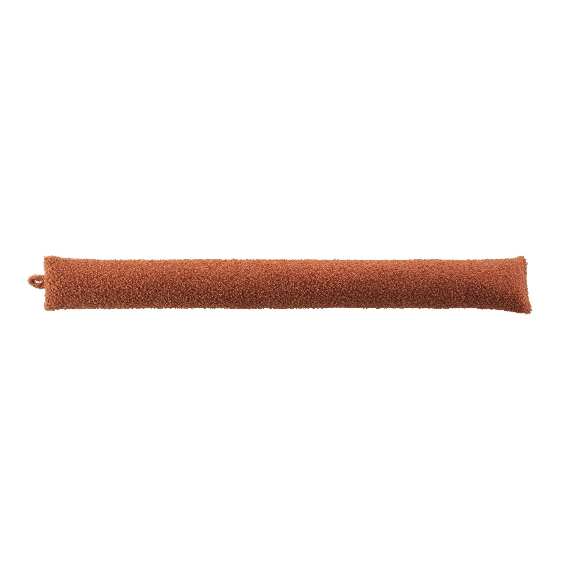BAS PORTE 80X10CM BOUCLETTE UNIE WOOLY TERRACOTTA