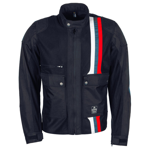 Helstons - Blouson Hamilton tissu mesh Bleu