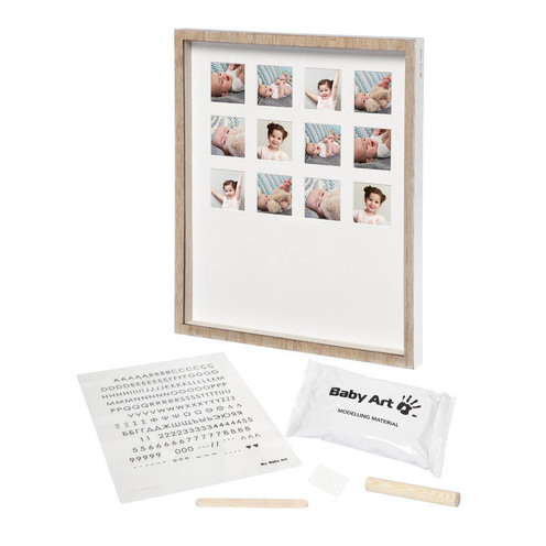 Cadre My Very First Year Bois et Blanc - BABY ART