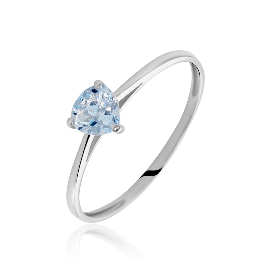 Bague Johaina Or Blanc Topaze