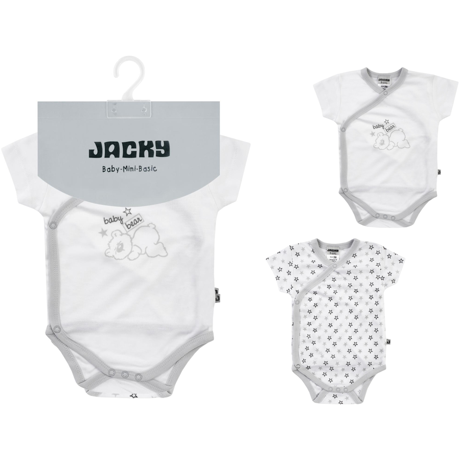 JACKY Wickelbody kurzarm 2er Pack TENCEL
