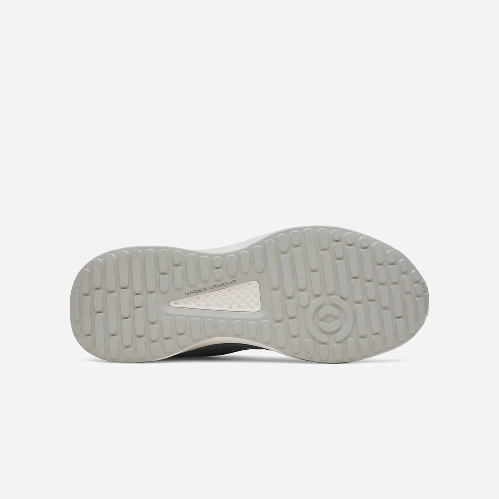 Under Armour Edge Leren Sneakers Donkergrijs/Lichtgrijs