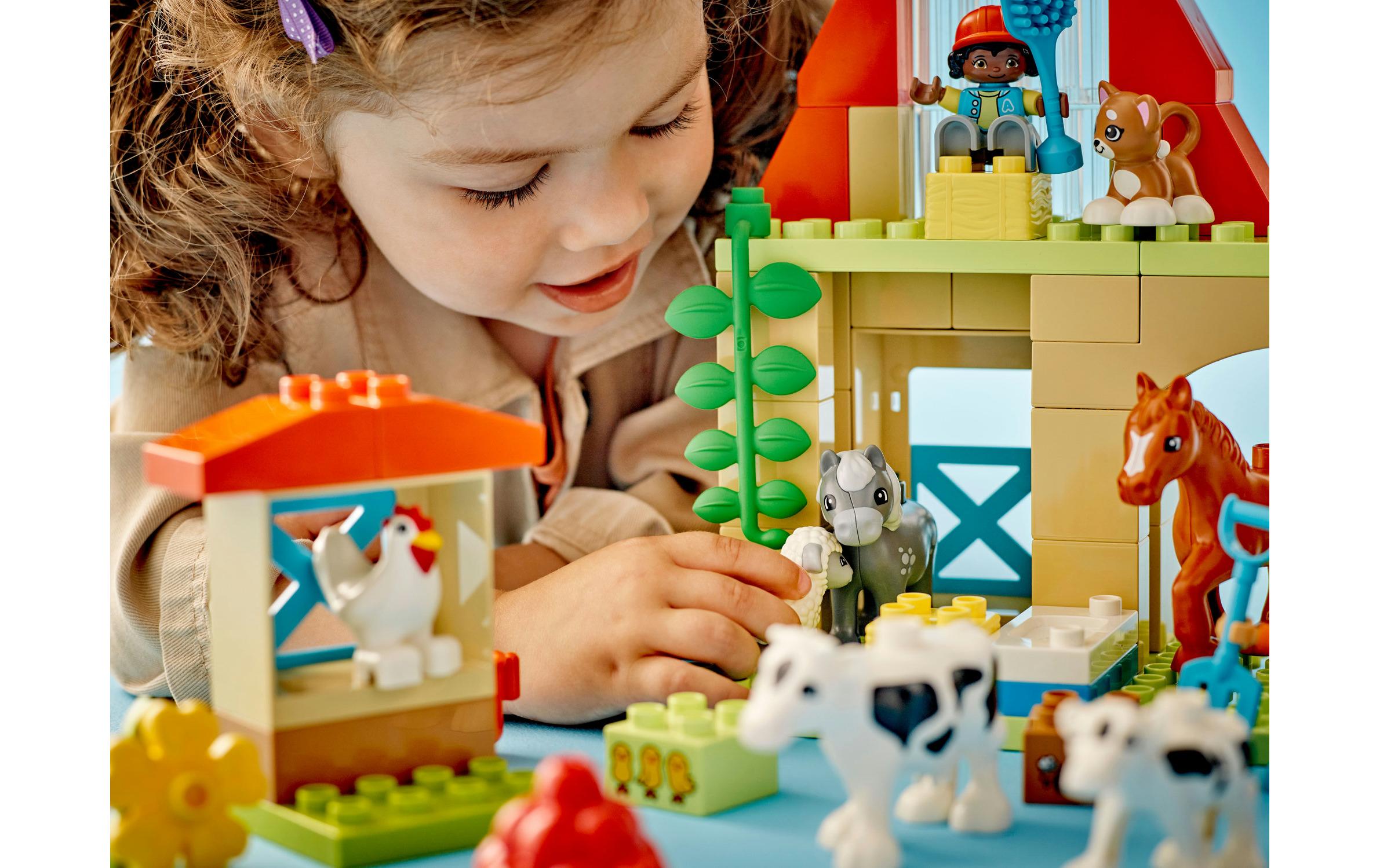 DUPLO® Tierpflege auf dem Bauernhof 10416Bauernhof-Spielset