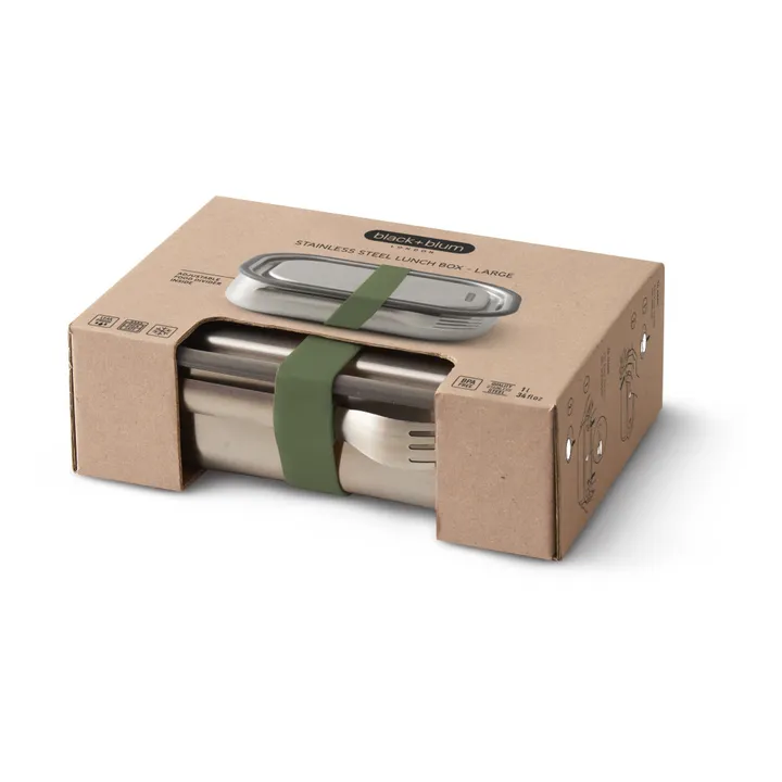 Black + Blum Lunch box Stainless | Vert olive