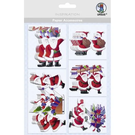 URSUS Papier Accessoires, 36 Stück, weihnachtliche Motive 29