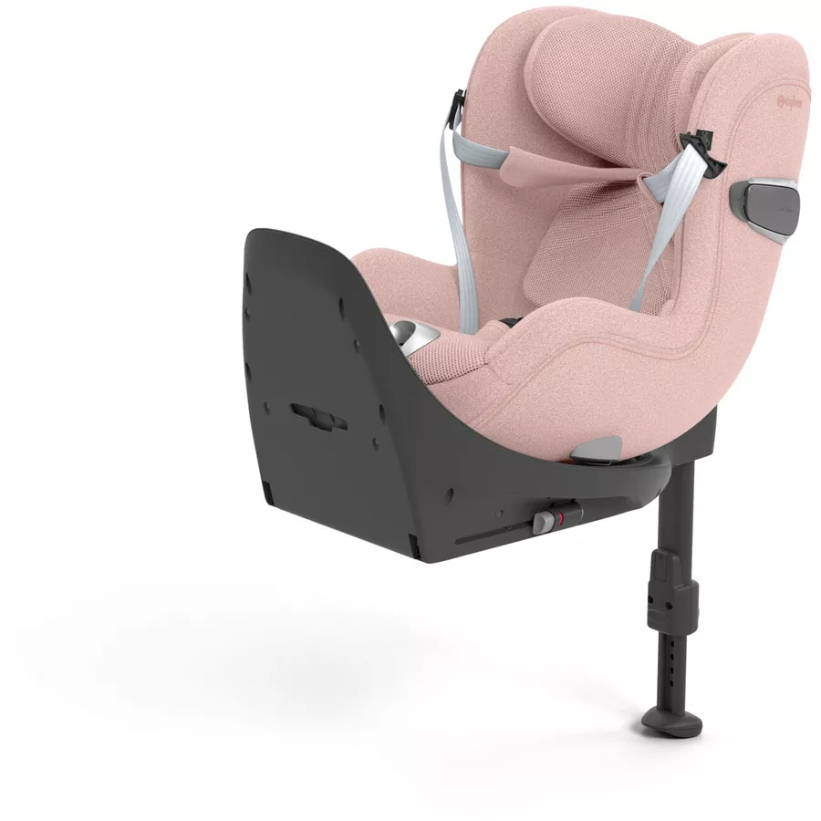 cybex PLATINUM Reboarder Sirona T I-Size Peach Pink Plus mit Basisstation Base T
