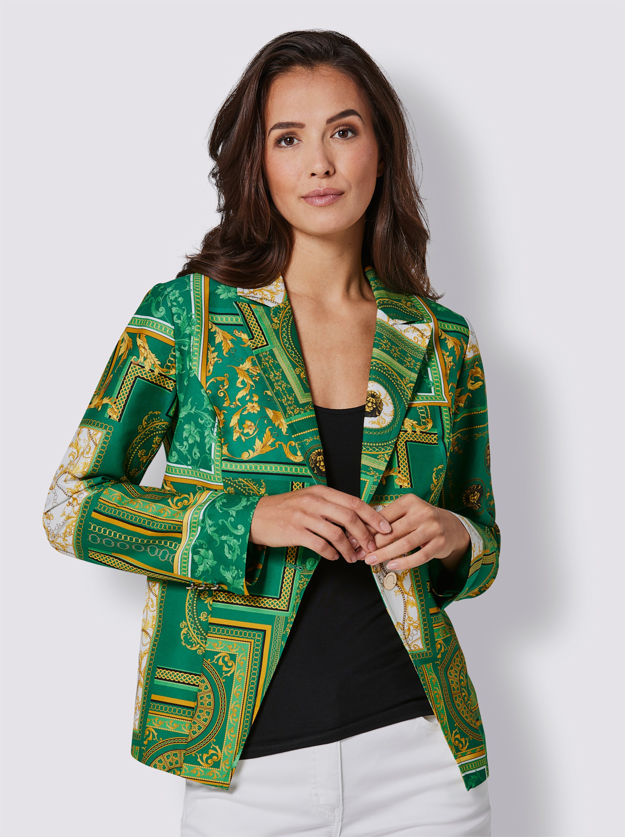 Seiden-Baumwoll-Blazer