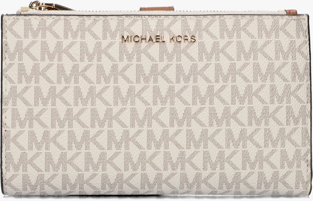 MICHAEL KORS beige michael kors portemonnee dblzp wristlet