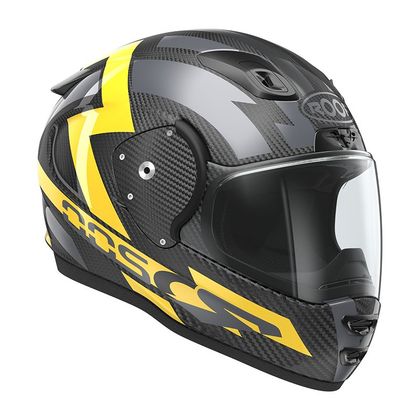 Casque ROOF RO200 CARBON - SUZUKA - Jaune / Gris