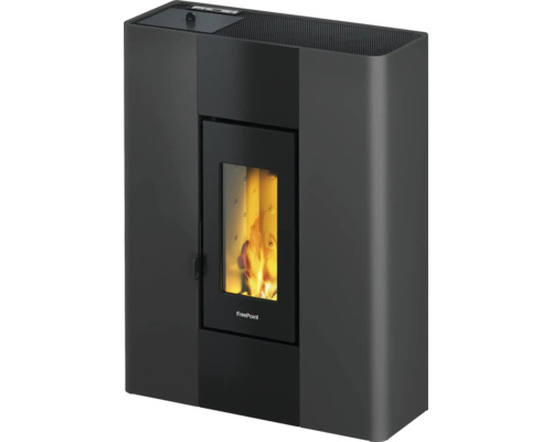 FreePoint Roxy pelletkachel, staal, antraciet, 7 kW