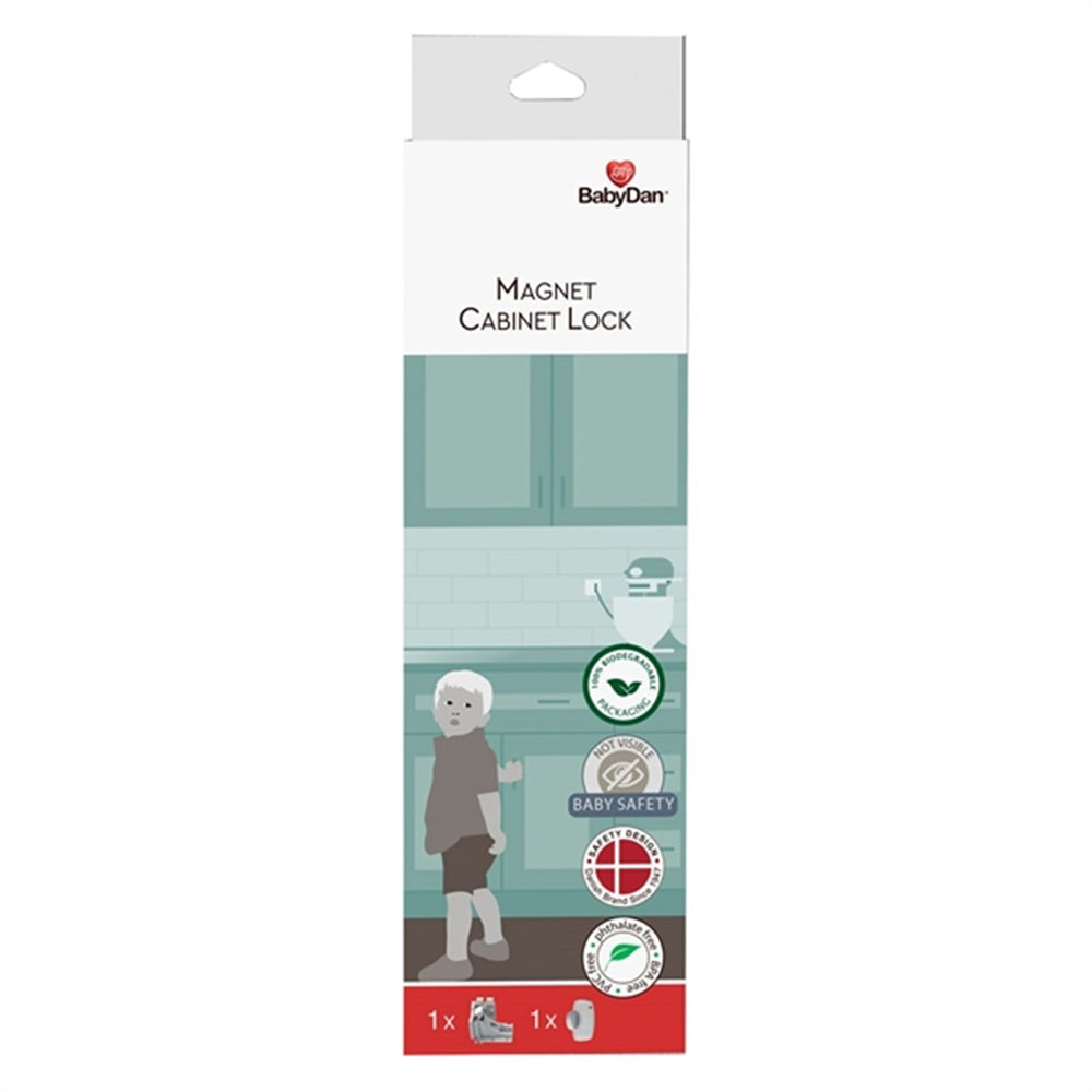 Magnet Cabinet Lock - BabyDan → Luksusbaby.dk
