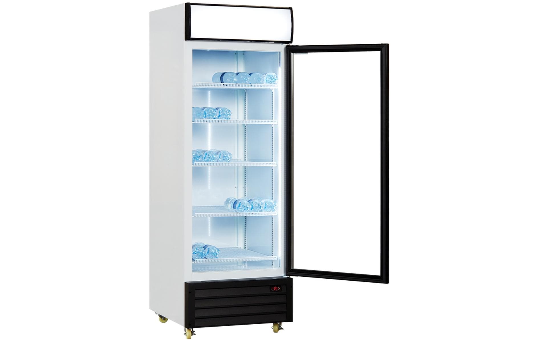Gewerbekühlschrank Gastro 600L Rechts<br>Freistehender Kühlschrank
