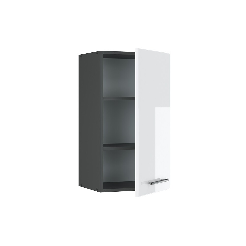 VICCO Hängeschrank 40 cm Weiß Hochglanz Küchenschrank Hängeschrank Küchenzeile Fame-Line
