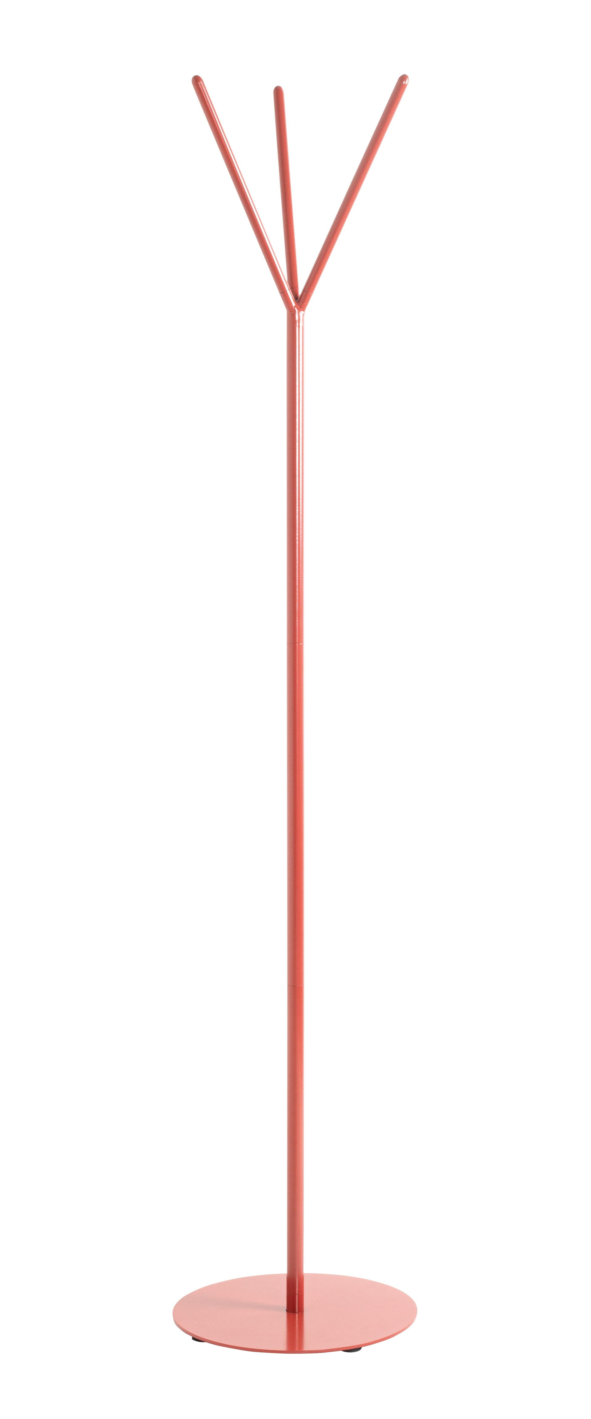 Garderobenständer 35 x 173 cm rot