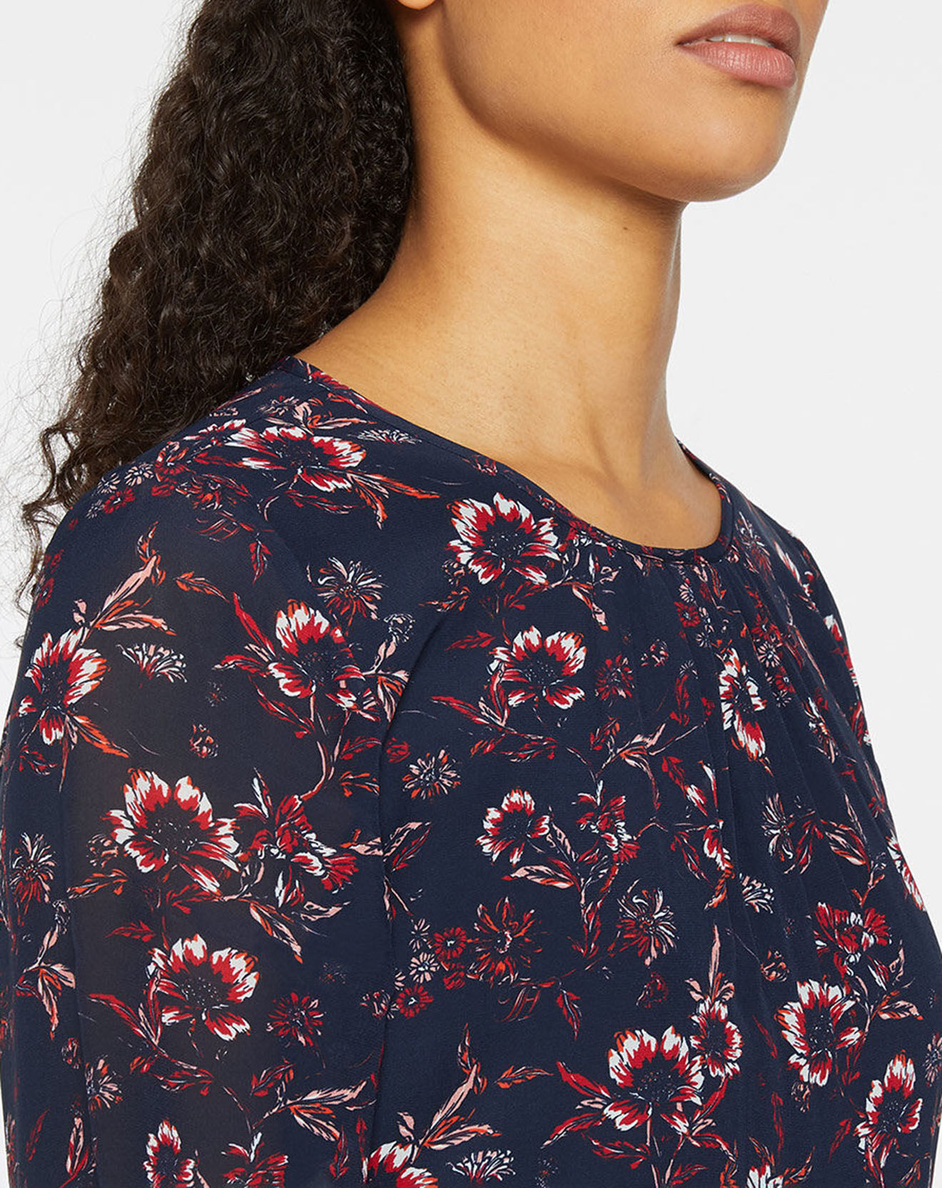 Tommy Hilfiger Robe Theme à fleurs bleu marine