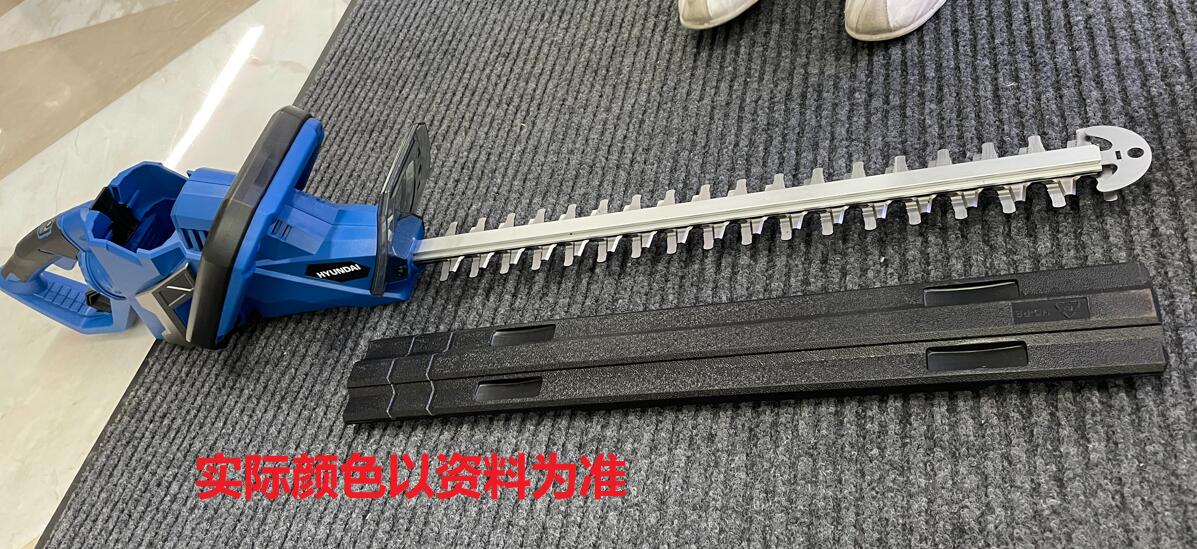 DURHAND Elektro Heckenschere mit drehbarem Griff grün 110L x 20B x 20H cm