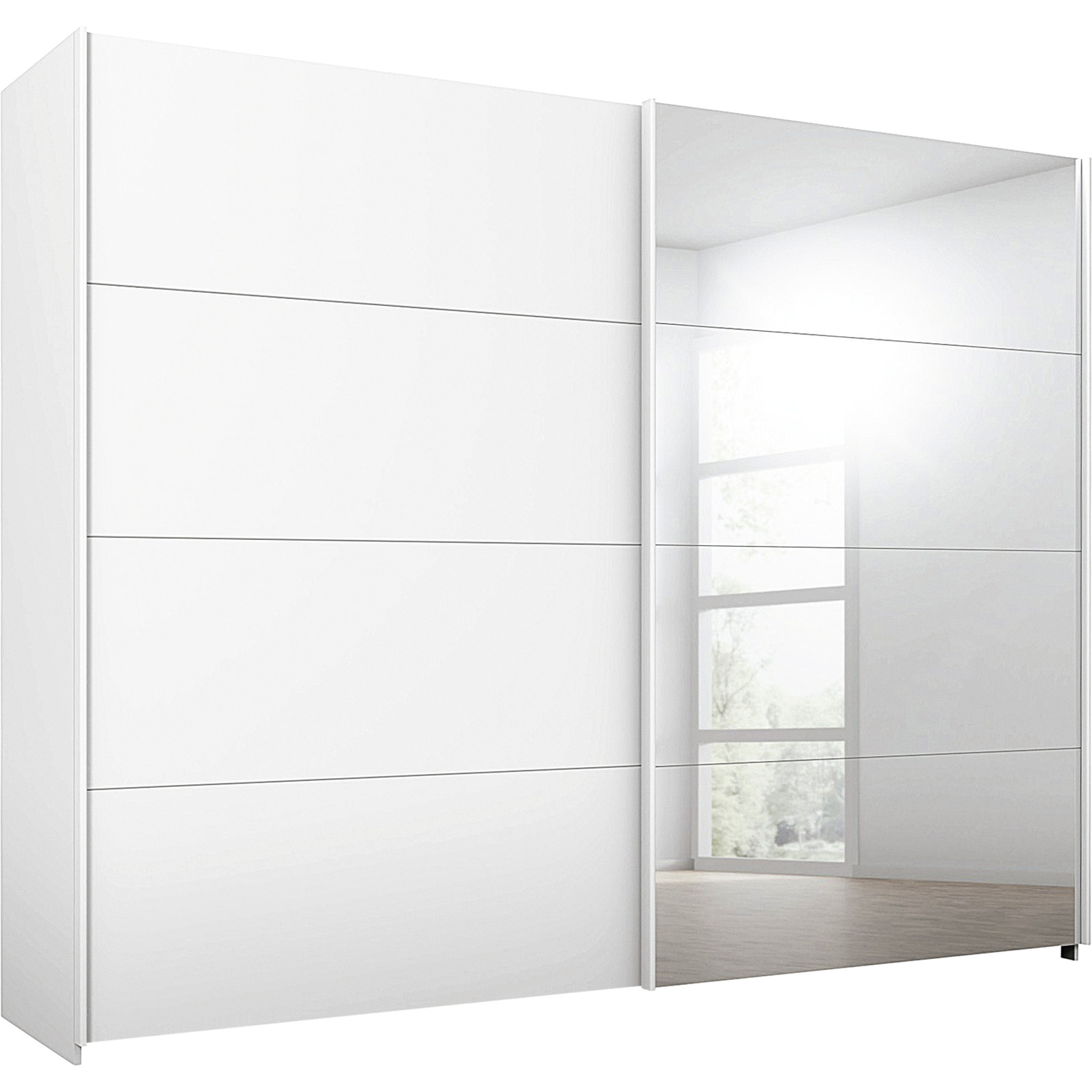 Schrank Piazza weiss 2-türig