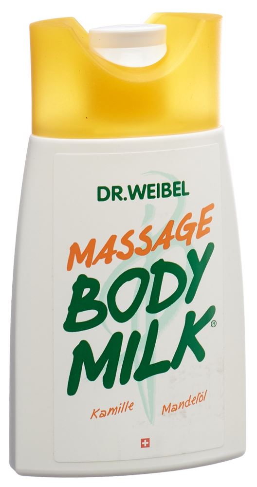 DR. WEIBEL Massage Bodymilk<br>200 ml, Flasche, Emulsion zur Anwendung auf der Haut