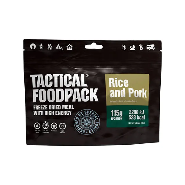 Tactical Foodpack -  Reisgericht mit Schweinefleisch