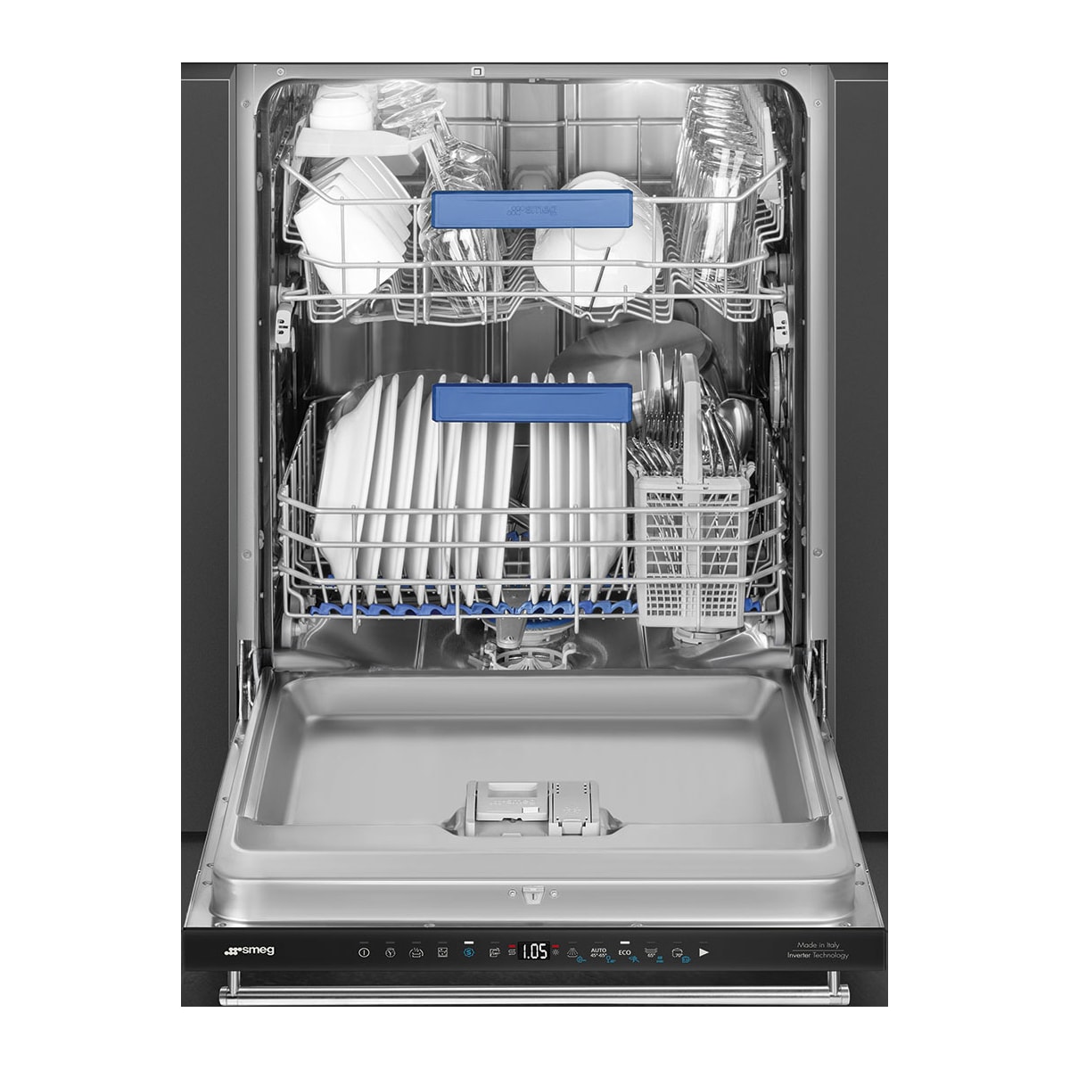 Smeg oppvaskmaskin STX325BLLC (rustfritt stål)