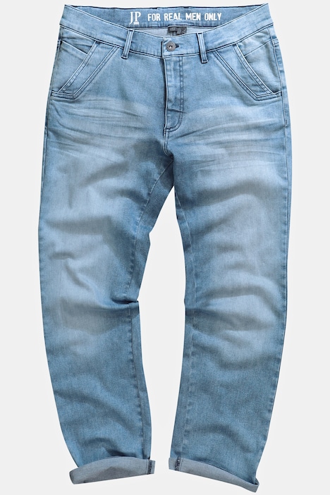 Chino-Jeans, Used-Look, Straight Fit, Bis Gr. 70