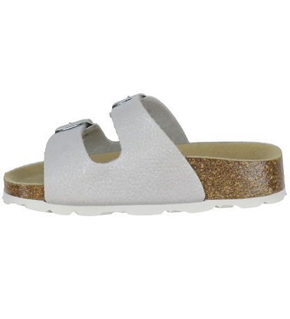 Superfit Sandalen - Fussbettpantoffel - Silber