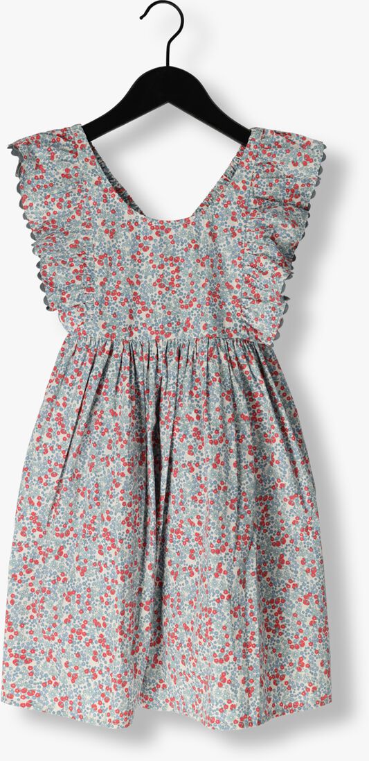 KONGES SLOJD lichtblauwe konges slojd mini jurk verbena dress