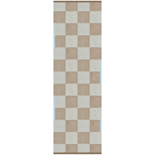 Mette Ditmer Square All-Round Løber, Camel, 77x240 cm
