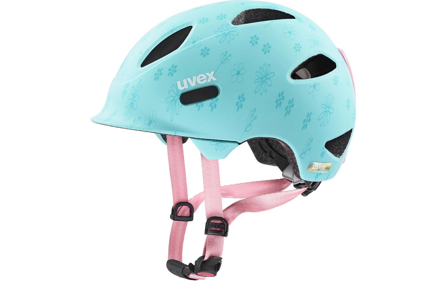 Kinderhelm Oyo Style Flowers Cyan Matt 50 cm - 54 cmFahrradhelm für Kinder