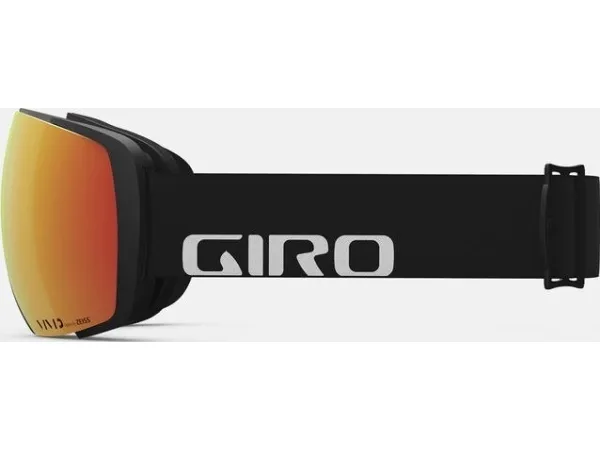 Giro Contact Vivid, Enkelt objektiv, Sort, Mænd, Sfærisk linse, Polykarbonat, Sort
