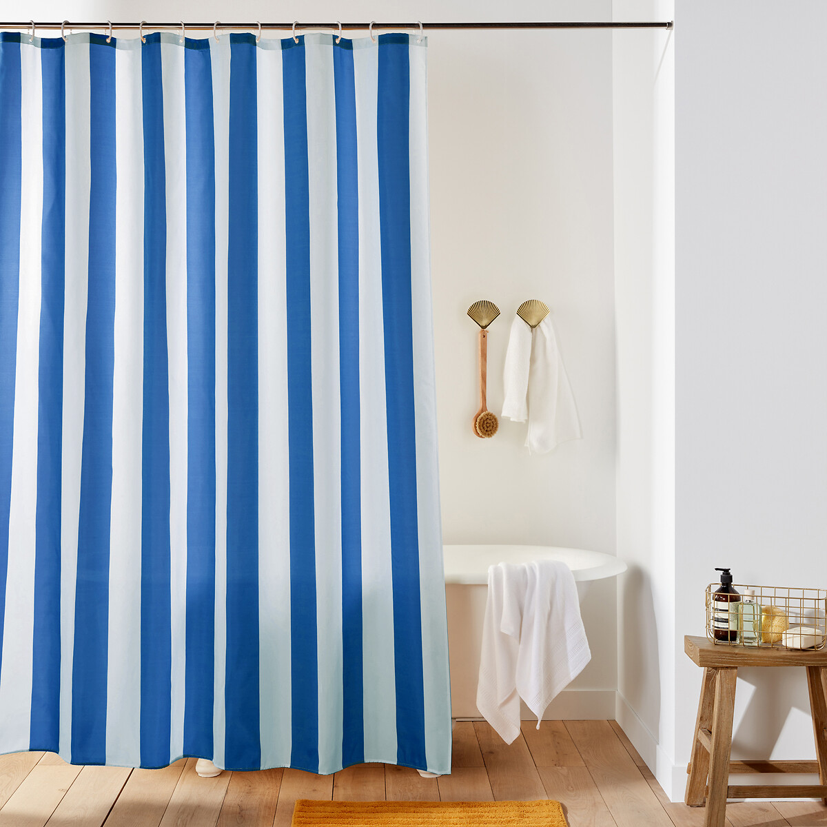 LA REDOUTE INTERIEURS<br>Cortina de duche às riscas, Hendaye