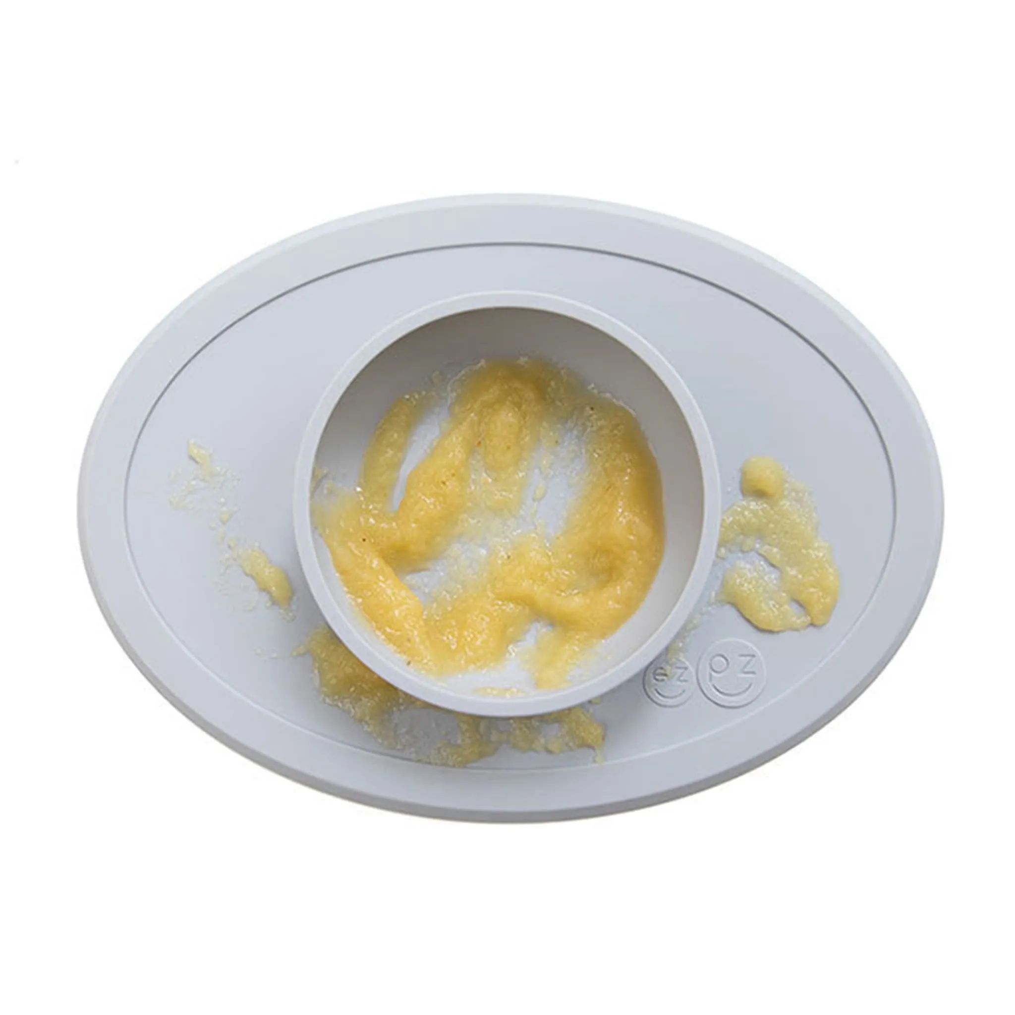 EZ PZ Fun Napperon Bol Antidérapant Tiny Bowl - Gris