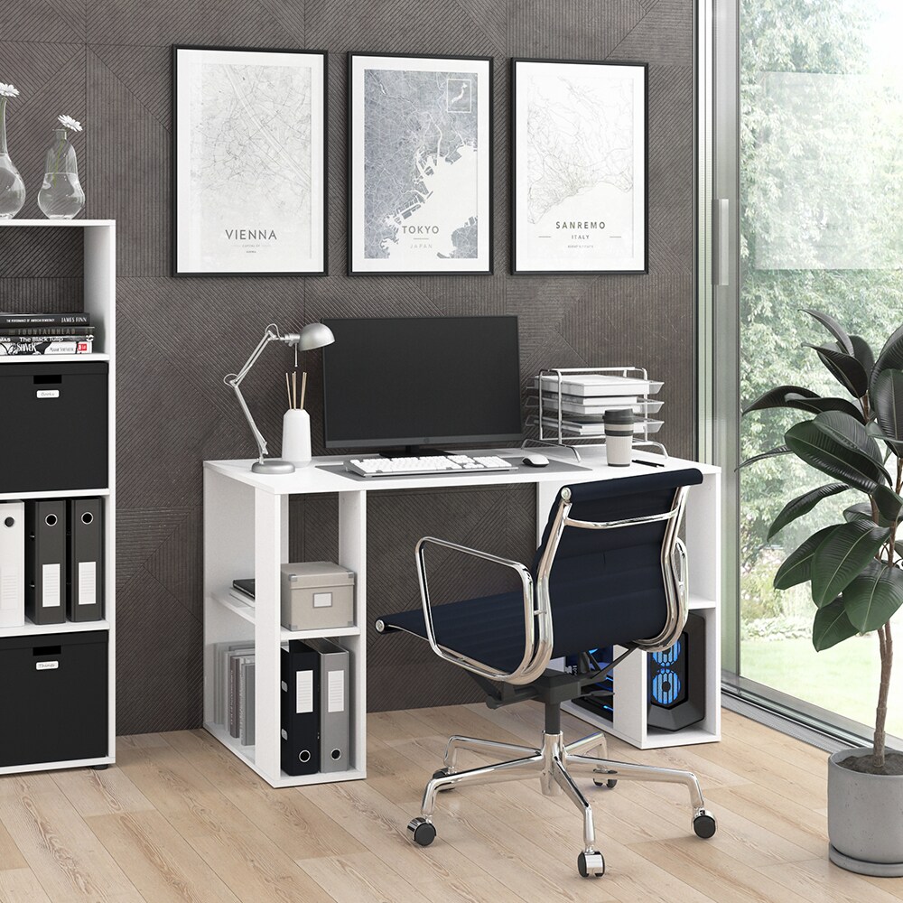 Vicco Schreibtisch ARIAN Arbeitstisch Bürotisch Regal PC Tisch Schublade Ablage