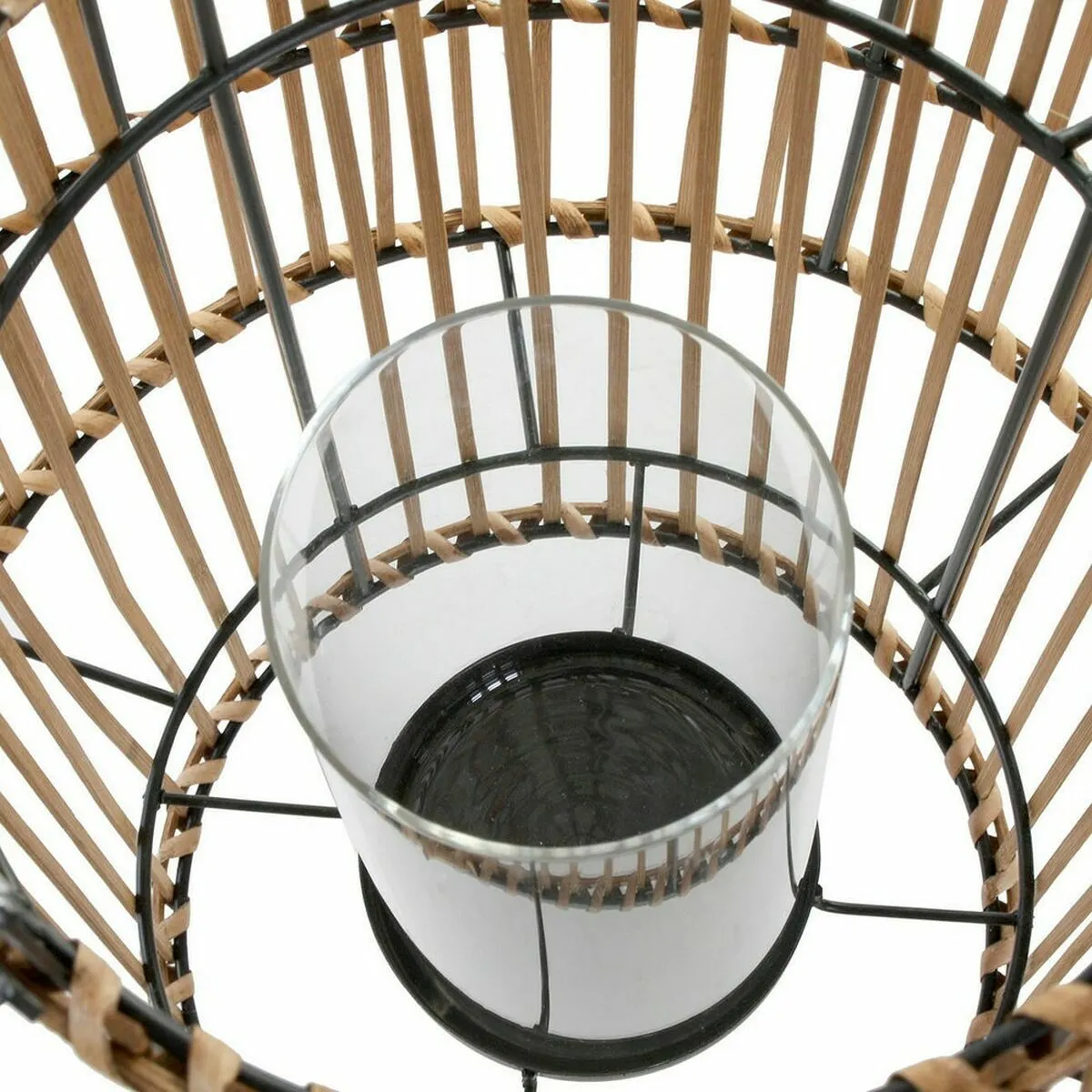 Bougeoir DKD Home Decor - Métal Bambou