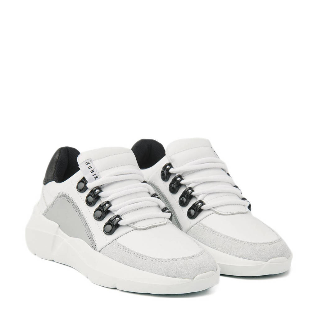 Nubikk leren sneakers wit