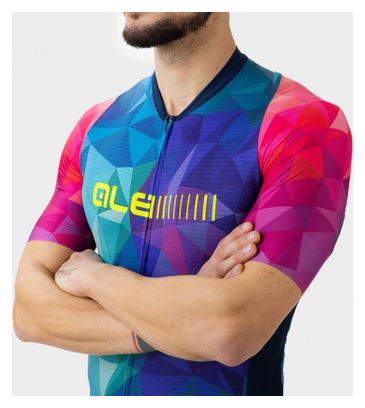 Maillot Manches Courtes Alé Valley Bleu