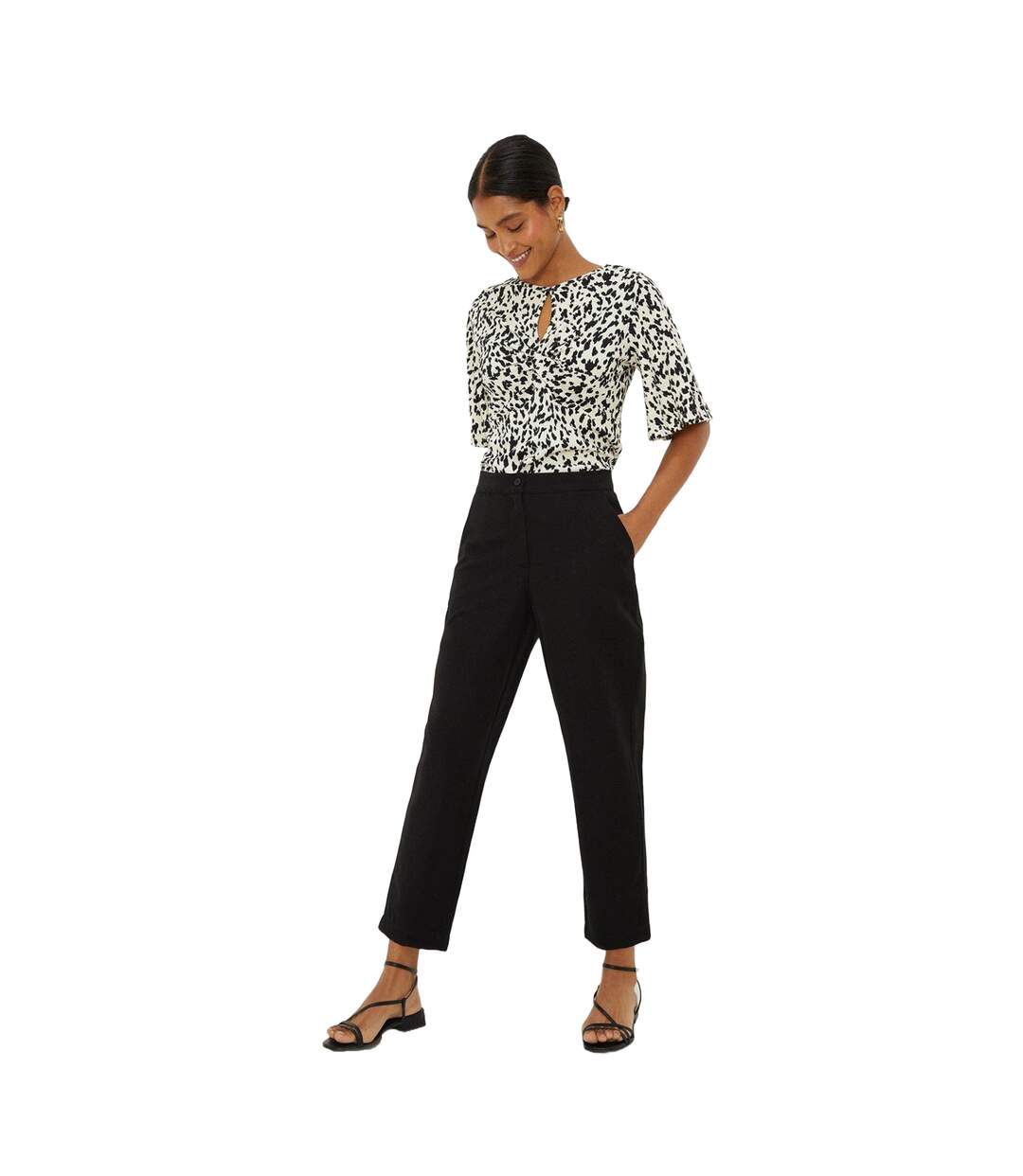 Dorothy Perkins - Pantalon 7/8 - Femme (Noir) - UTDP3683