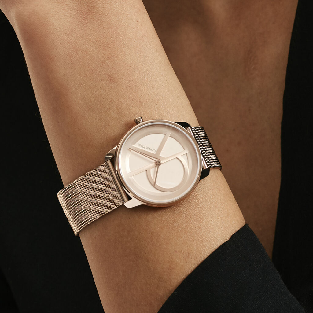 Montre Calvin Klein Iconic Mesh Rose