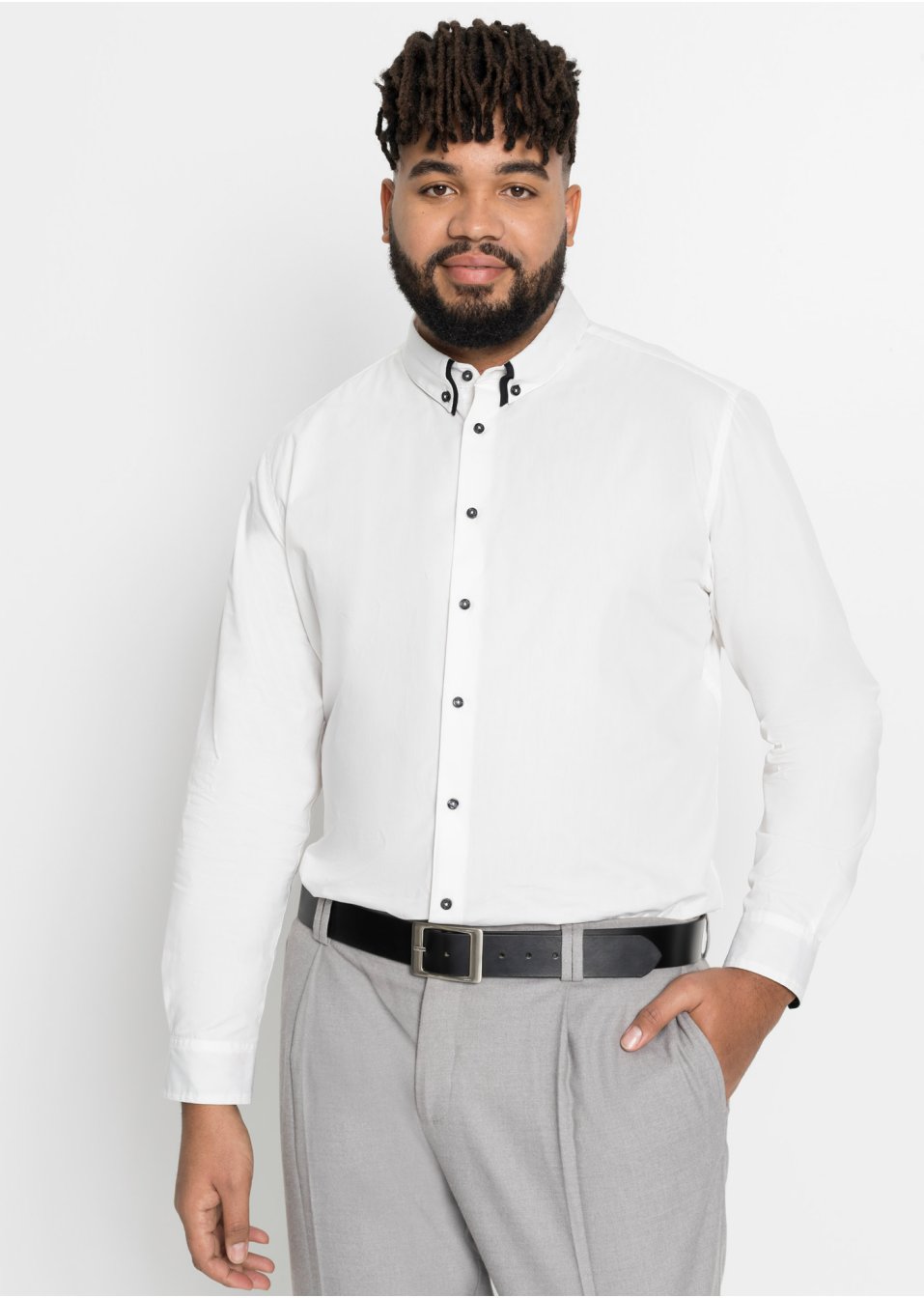 Chemise business, manches longues