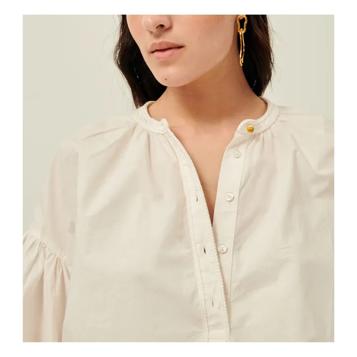 Sessùn Blouse Brodée Lohafolk | Ecru