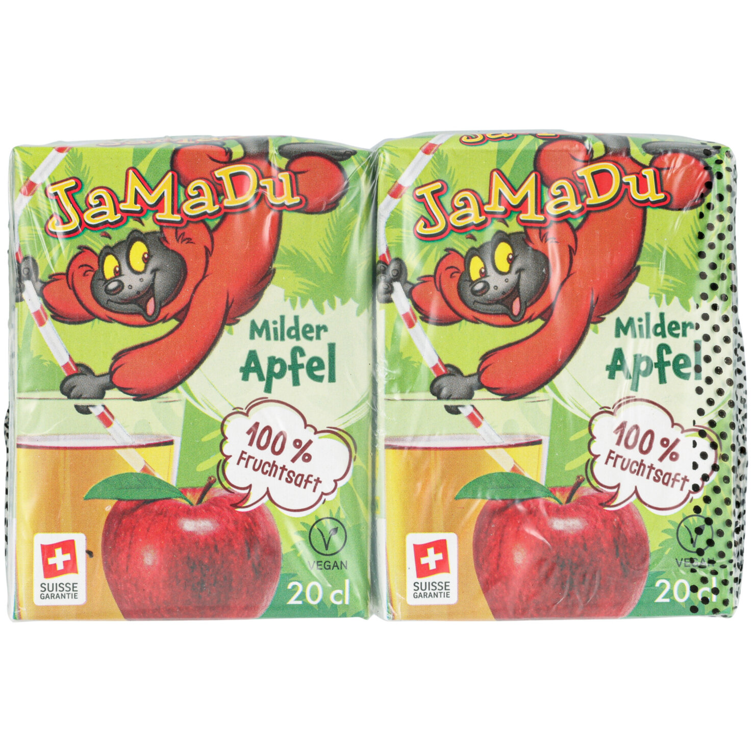 JaMaDu Apfelsaft 4x20cl -80cl