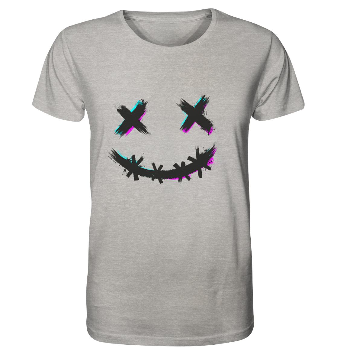 DartSturm - Scary Smile Schwarz - Organic Shirt