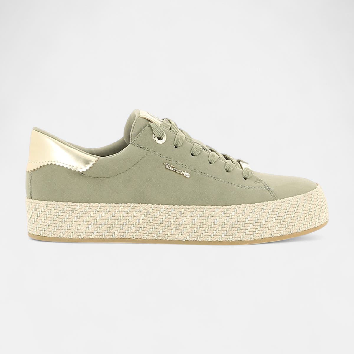 Baskets basses Femme kaki