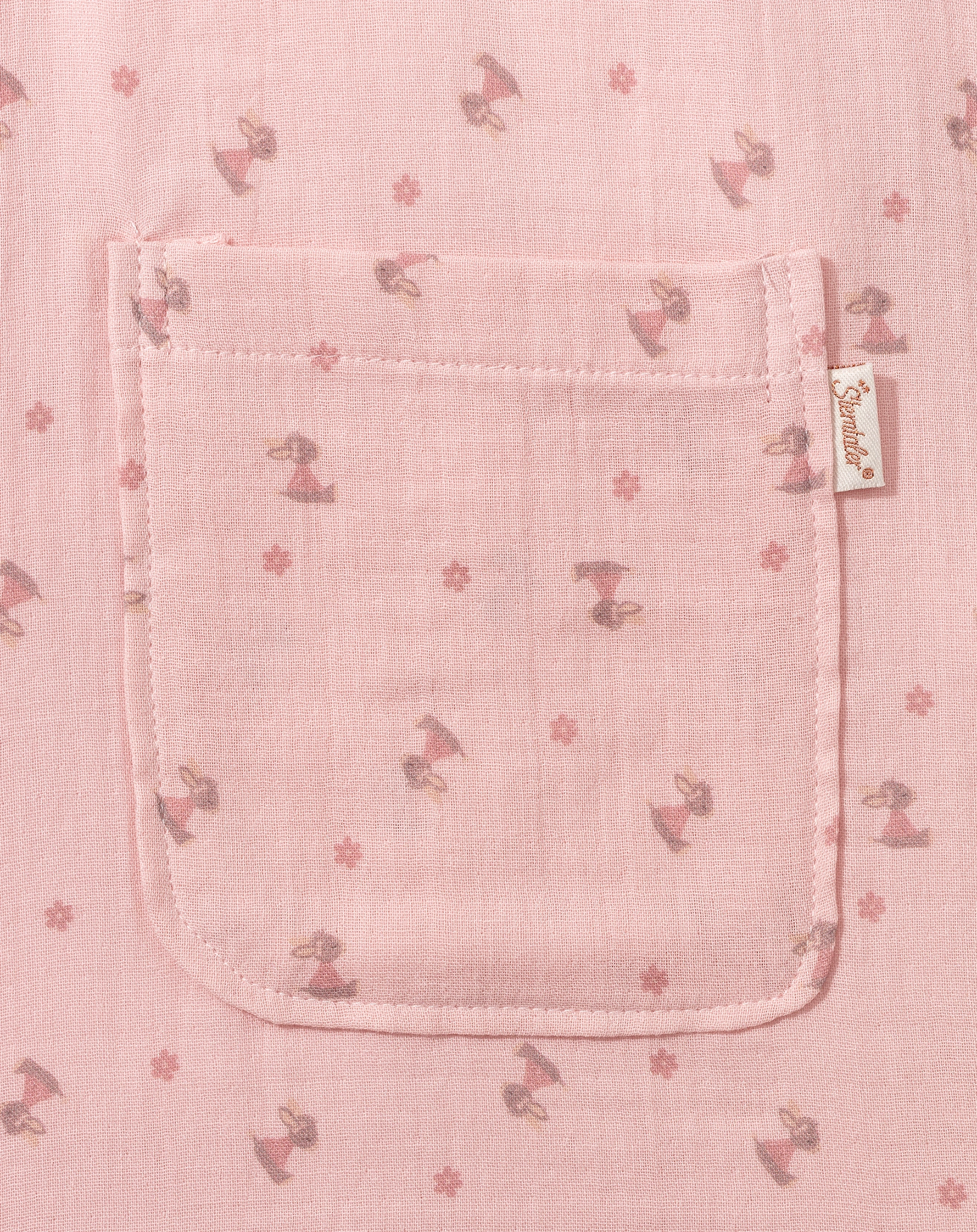 Musselin-Poncho EMMI GIRL in zartrosa
