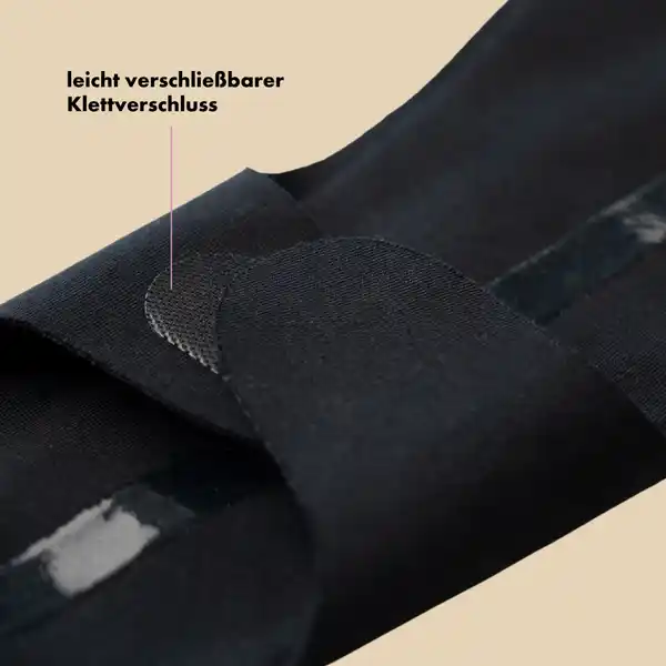 Waschbare Binde schwarz