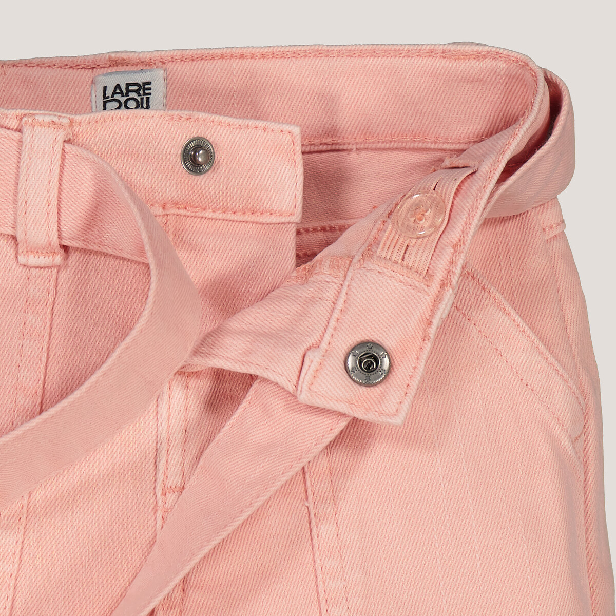 COLEÇÃO LA REDOUTE<br>Calças largas com cinto de amarrar
